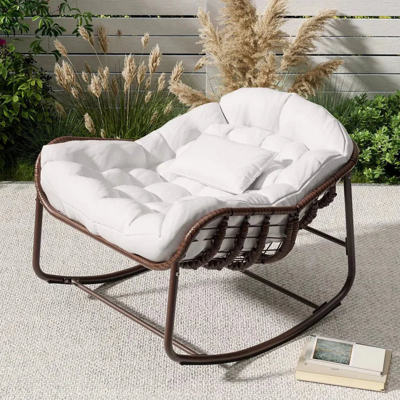 Nadia — XXL Cocoon Rocking Chair material detail