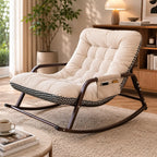 Odette — Wooden Armrest Rocking Chair