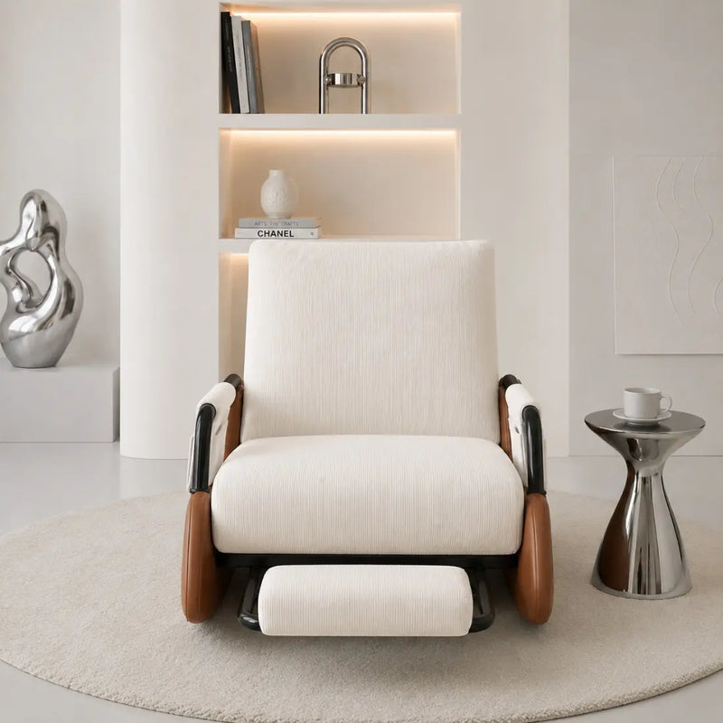 Elowen — Corduroy Velvet Rocking Chair material detail