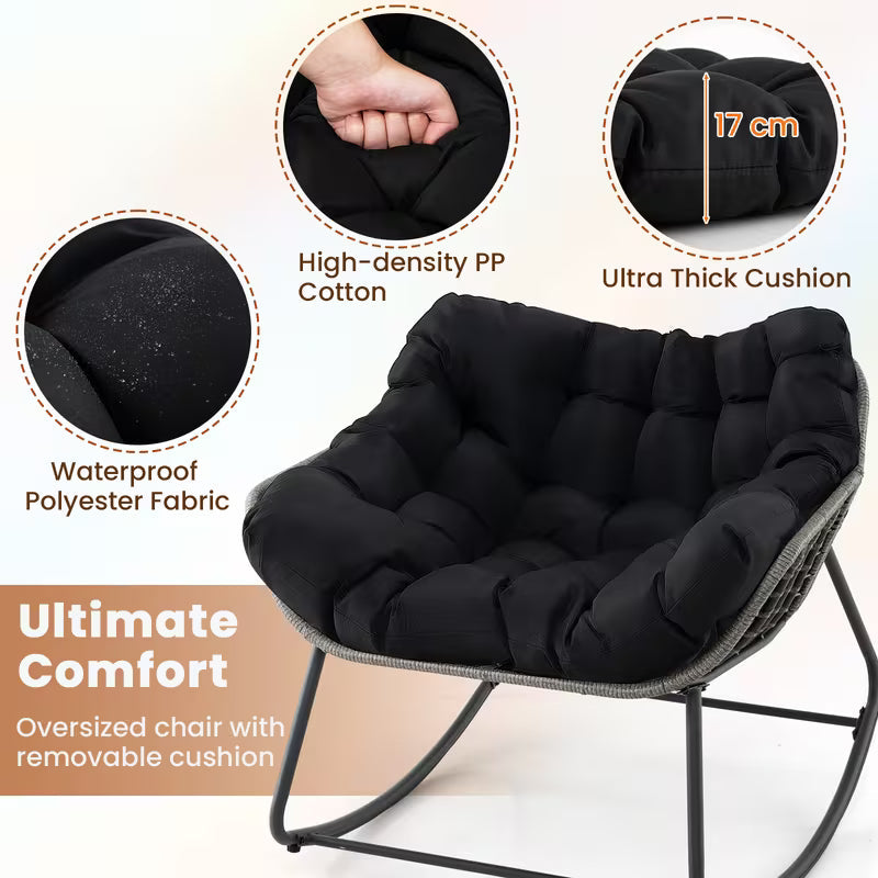 Nadia — XXL Cocoon Rocking Chair