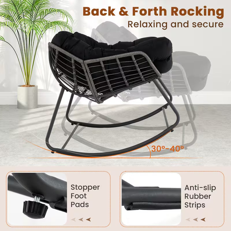 Nadia — XXL Cocoon Rocking Chair