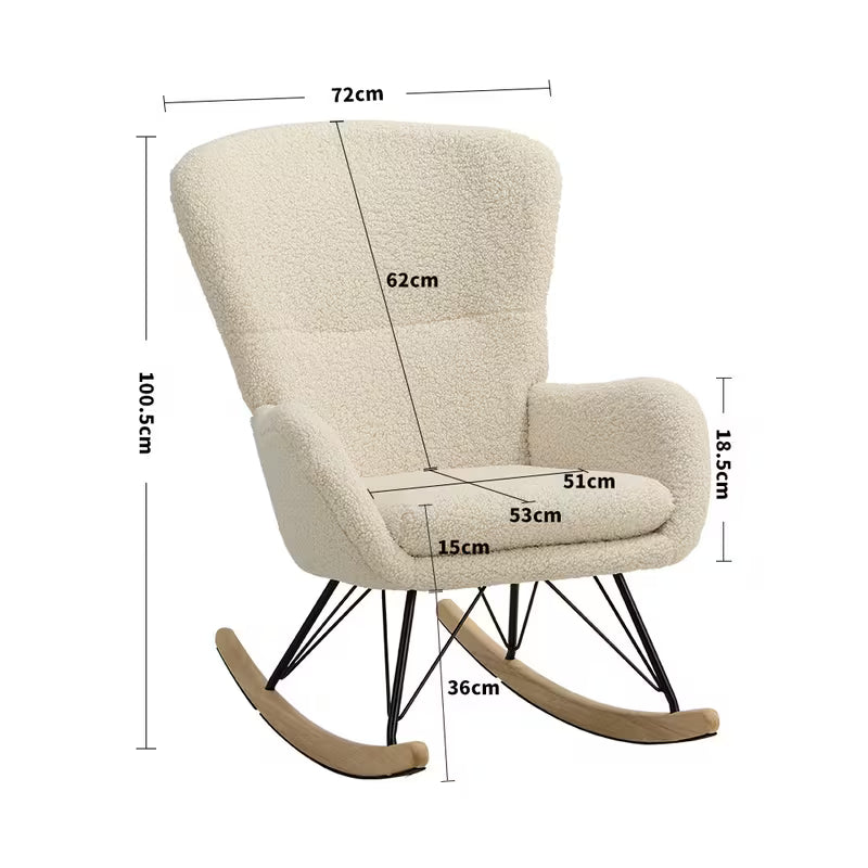 Elin — Reclining Wingback Rocking Chair