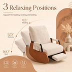 Elowen — Corduroy Velvet Rocking Chair