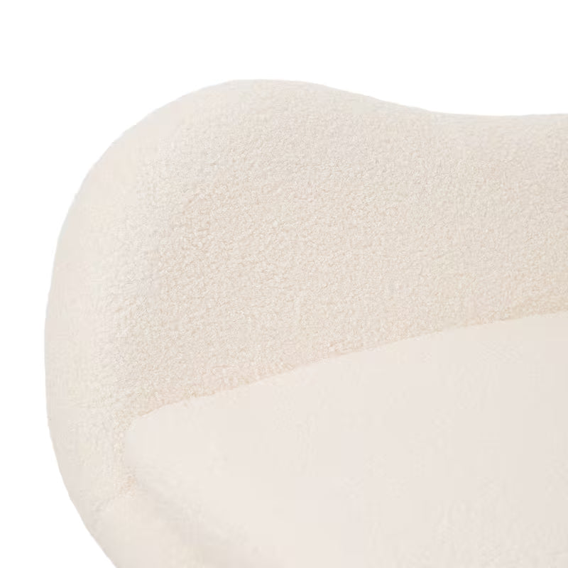 Mirela — Lambswool High-Back Rocking Chair