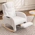 Liora — Nursing Rocking Chair, Teddy Fleece