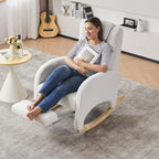 Liora — Nursing Rocking Chair, Teddy Fleece
