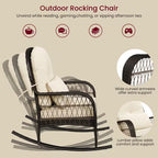 Anais — Natural Rattan Garden Rocking Chair