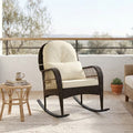 Anais — Natural Rattan Garden Rocking Chair
