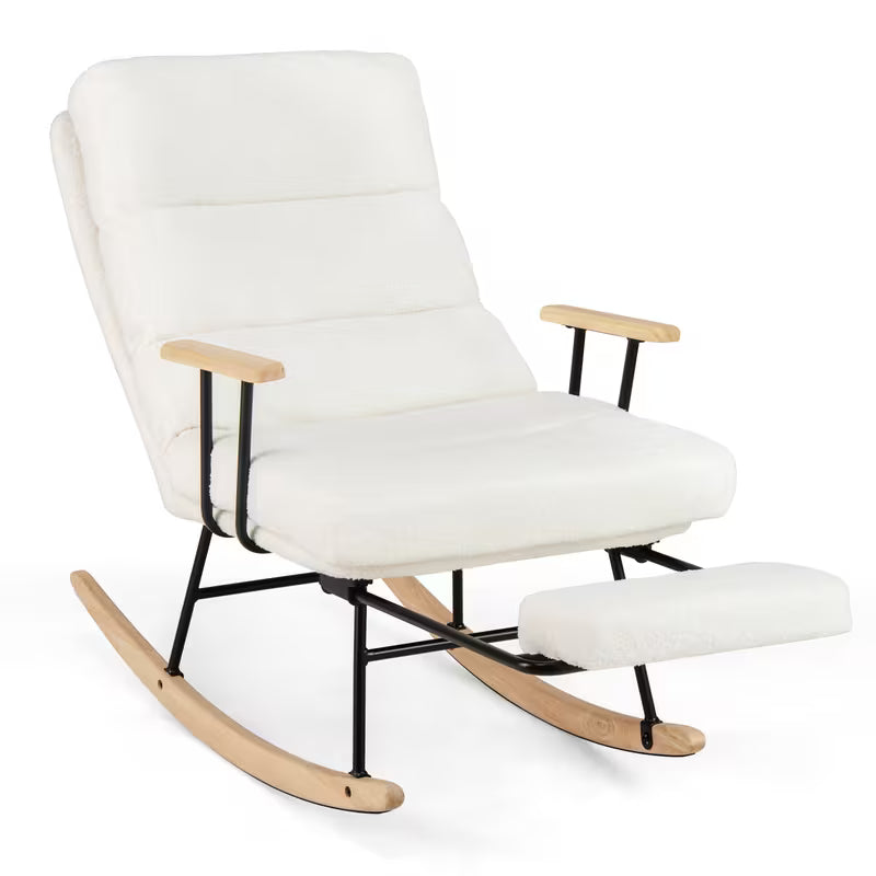 Elara — Reclining Teddy Rocking Chair