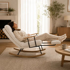 Elara — Reclining Teddy Rocking Chair