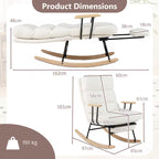 Elara — Reclining Teddy Rocking Chair