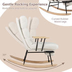 Elara — Reclining Teddy Rocking Chair
