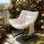 Maren — XXL All-Season Rattan Rocking Chair