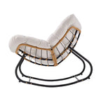 Maren — XXL All-Season Rattan Rocking Chair