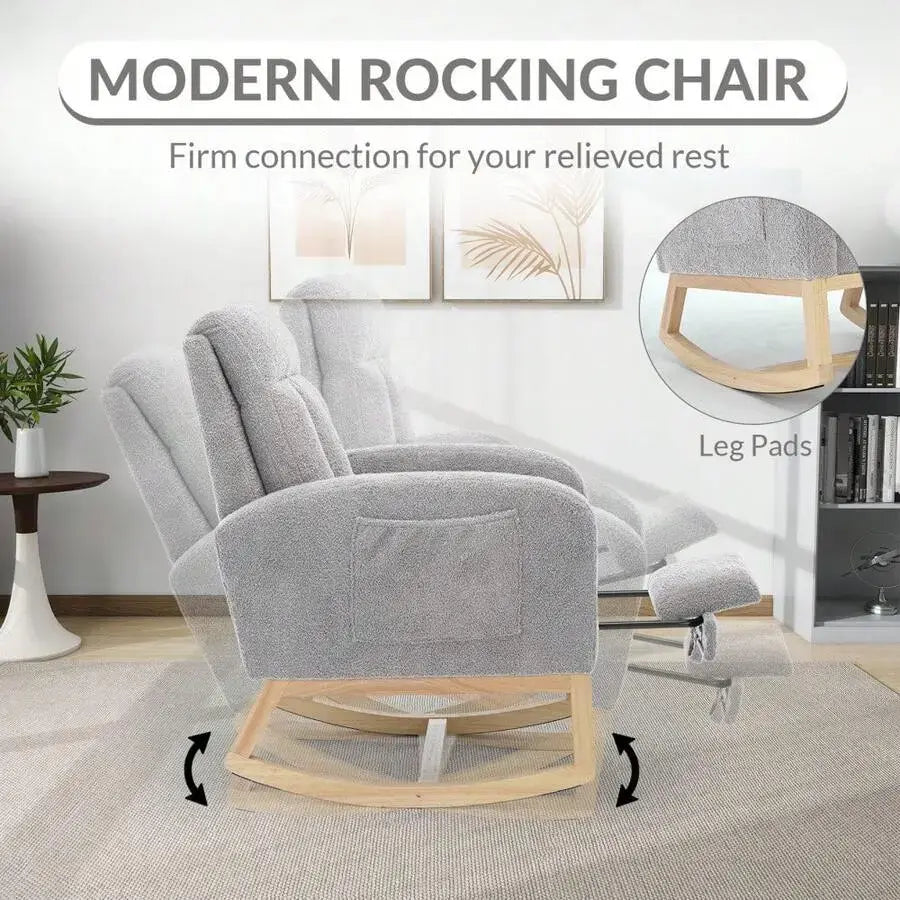 Juniper — Teddy Rocking Chair with Footrest
