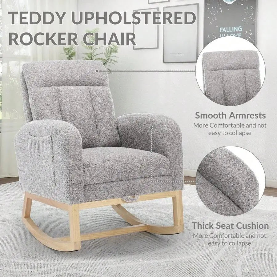 Juniper — Teddy Rocking Chair with Footrest