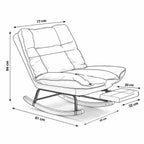 Romy — Reclining Rocking Chair for the Garden