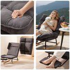 Romy — Reclining Rocking Chair for the Garden