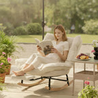 Romy — Reclining Rocking Chair for the Garden