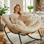 Maren — XXL All-Season Rattan Rocking Chair