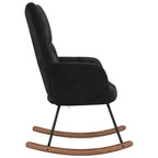 Elise — Quilted Velvet Rocking Chair