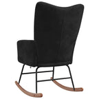 Elise — Quilted Velvet Rocking Chair